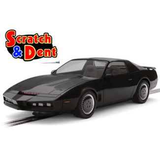 SCALEXTRIC SCRATCH & DENT  Scalextric C4226 Knight Rider - KITT Slot Car NO FRONT LIGHTS ( MUST BE REMOVED   SOLD AS IS NO RETURNS