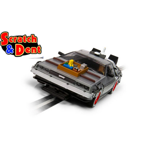SCRATCH & DENT SCALEXTRIC C4307 Back to the Future Part 3' - Time Machine TESTED O.K.