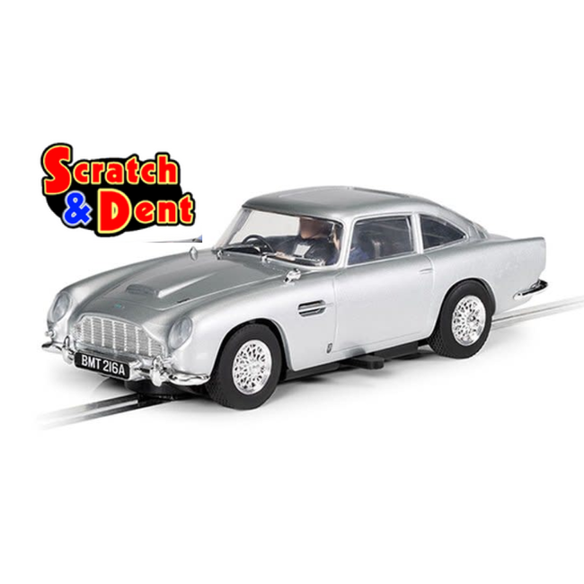 SCRATCH & DENT SCALEXTRIC JAMES BOND ASTON MARTIN DB5 - GOLDFINGER SLIGHTLY NOISEY GEARS  TESTED OK SOLD AS IS NO RETURNS