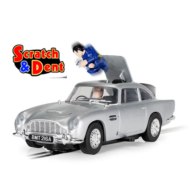 SCRATCH & DENT SCALEXTRIC JAMES BOND ASTON MARTIN DB5 - GOLDFINGER SLIGHTLY NOISEY GEARS  TESTED OK SOLD AS IS NO RETURNS