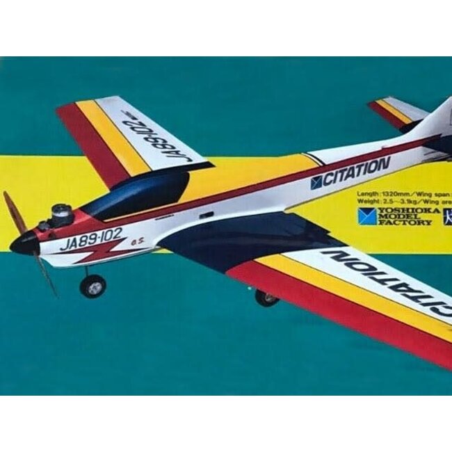 YOSHIOKA citation 45   5ch F3A  KIT 40-46  1.56mt span 1989 Vinatge kit