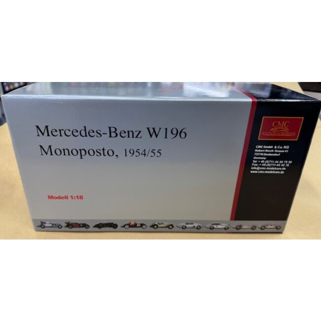 CMC Mercedes-Benz W196 Monoposto 1954/55 " #12   EX deceased estate sale  sold as is " Box may npot be correct to the car