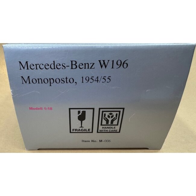 CMC Mercedes-Benz W196 Monoposto 1954/55 " #12   EX deceased estate sale  sold as is " Box may npot be correct to the car