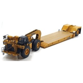 NORSCOT NORSCOTT CAT 784C TRACTOR WITH TOWHAUL CLASSIC LOWBOY TRAILER 1:50  ( EX DECEASED ESTATE SOLD AS IS )