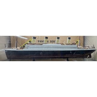 CHINA ELECTRONICS RMS  TITANIC BIG SCALE WOODEN SHIP EX DISPLAY MODEL PRE BUILT  APPROX 1:250 SCALE
