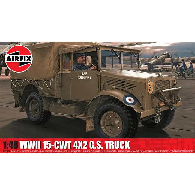 AIRFIX 1/48 WWII RAF 15-CWT 4 X 2 G.S. TRUCK