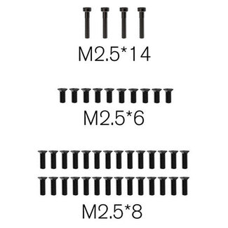RLAARLO Rlaarlo R16058 ROG1 Flat Screw M2.5x14 M2.5x8 M2.5x6