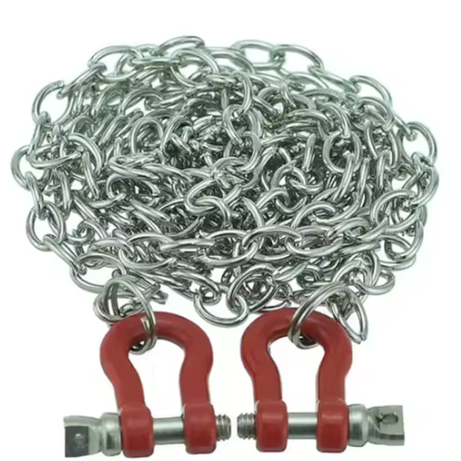 ACE 1/14 SHACKLES AND SILVER CHAIN TIE DOWN FOR TRACTOR TRUCK