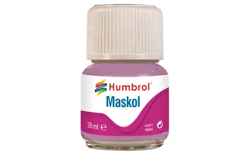 Humbrol Maskol 28 Ml – Fluide De Masquage Pour Modélisme – Applicateur Brosse – Séchage Rapide 15-20 Min