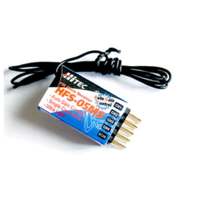 HITEC 36MHZ 5 CH PARK FLY  RANGE  MICRO RECEIVER END PINS