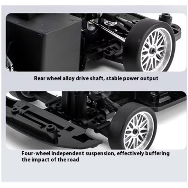 LDRC 1804-B MX-5 Drift Car RTR W/ Gyro 1/18th