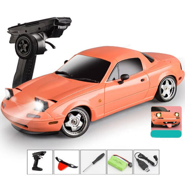 LDRC 1804-B MX-5 Drift Car RTR W/ Gyro 1/18th