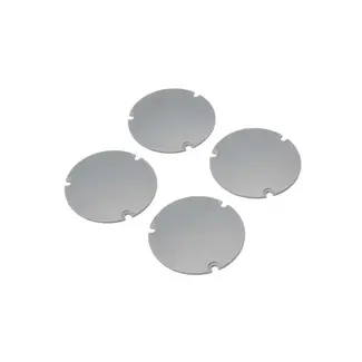 LOSI Losi Wheel Cover Set, Silver, 22S Sprint Car