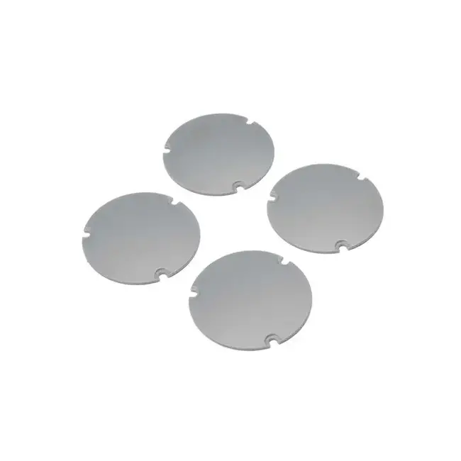 Losi Wheel Cover Set, Silver, 22S Sprint Car