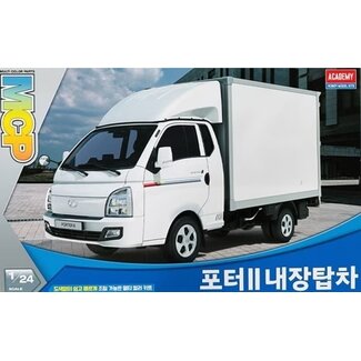 ACADEMEY Academy 1/24 Hyundai Porter II Box Truck Plastic Model Kit