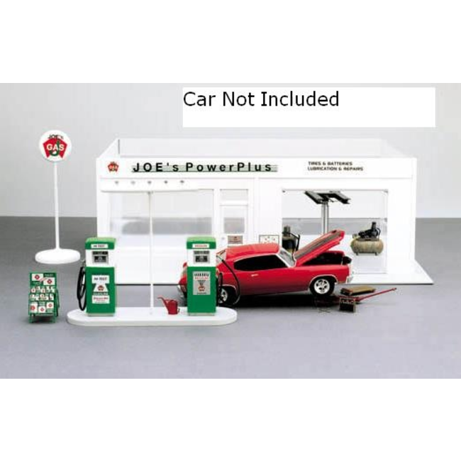 ACADEMY 1/24 JOE'S POWER PLUS SERVICE STATION