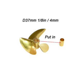 Race RACE COPPER 3BL BOAT PROP 4mm D37mm