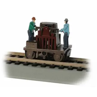 BACHMANN Bachmann Gandy Dancer Operating Hand Car HO