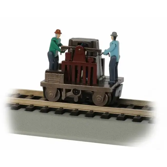 Bachmann Gandy Dancer Operating Hand Car HO