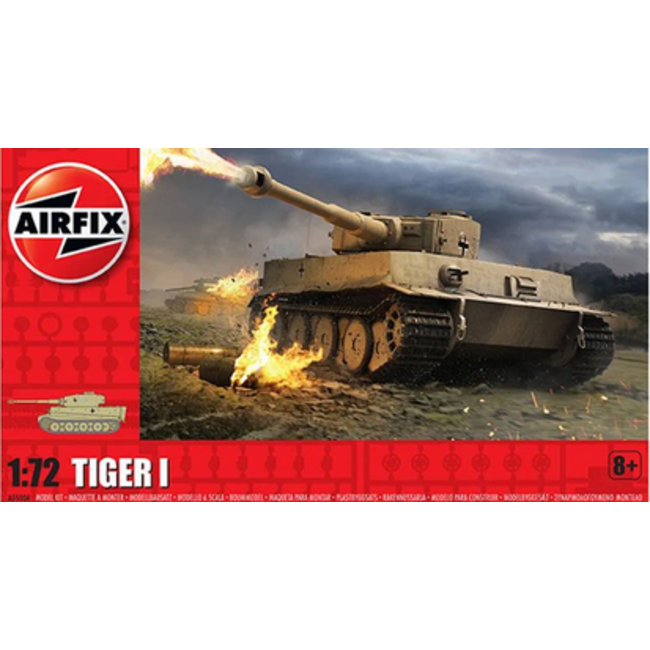 AIRFIX TIGER 1 TANK 1:72 A55004 (NO BOX) REQUIRES GLUE AND PAINTS