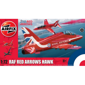 AIRFIX AIRFIX 1:72 RAF RED ARROWS HAWK ( NO BOX ) REQUIRES GLUE AND PAINTS