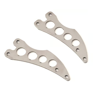 SIDEWAYS RC Sideways RC Scale Drift Custom Wing Mount (Silver) (Style 1)