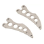Sideways RC Scale Drift Custom Wing Mount (Silver) (Style 1)