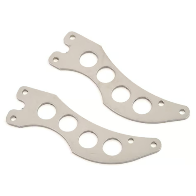 Sideways RC Scale Drift Custom Wing Mount (Silver) (Style 11)