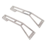 Sideways RC Scale Drift Custom Wing Mount (Clear) (Style 15)