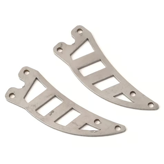 SIDEWAYS RC Sideways RC Scale Drift Custom Wing Mount (Silver) (Style 2)