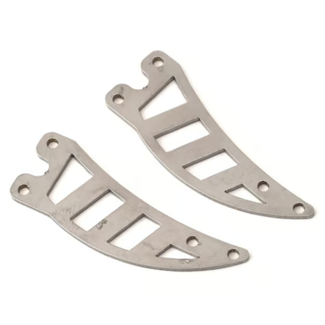 Sideways RC Scale Drift Custom Wing Mount (Silver) (Style 2)