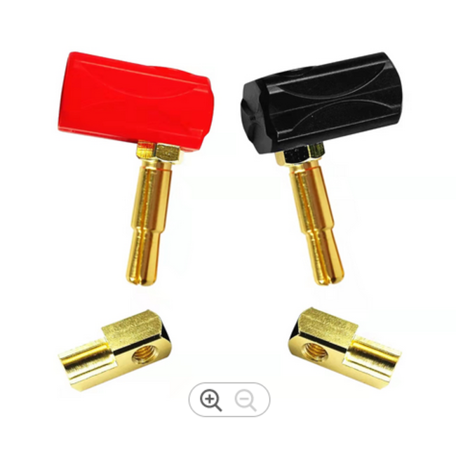 ACE INSULATED STEPPED 4 + 5mm TERMINALS IDEAL FOR CHARGE LEADS
