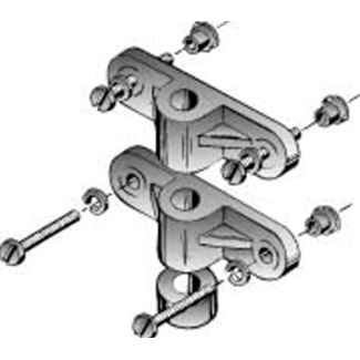 DUBRO DUBRO 156 NYLON GEAR BLOCK SET (2 PCS PER PACK)