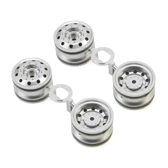 TAMIYA HAHN RACING WHEELS  ( 2 FR & 2 RR ) SUITS 51589 TYRES ONLY