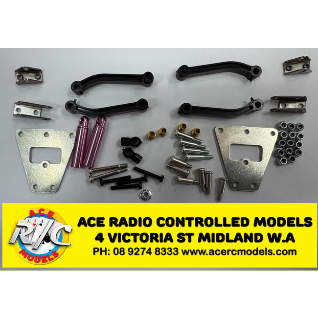 TAMIYA 1/14 TRACTOR  TRAILER  TRI AXLE CONVERSION SUSPENSION  NOT INCLUDING AXLES & HOUSING