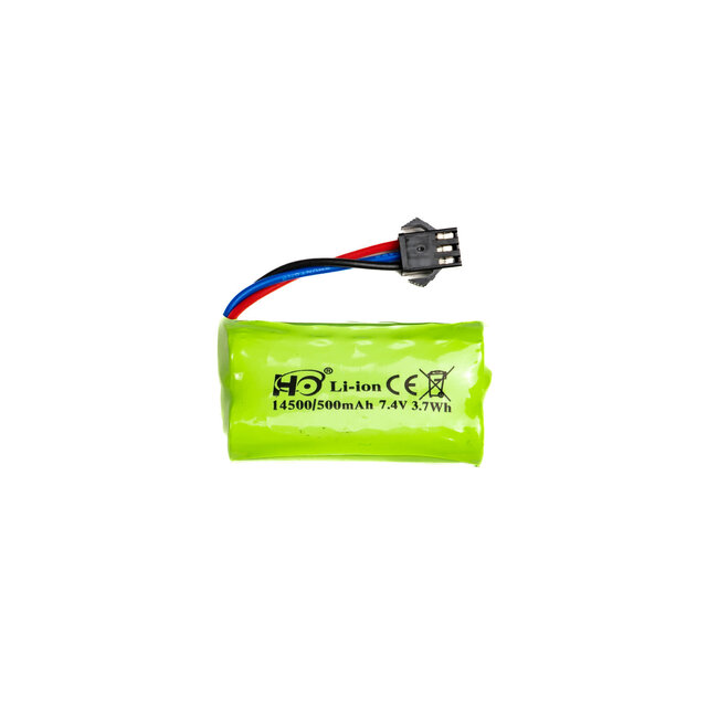 MN Model 7.4V 500mAh Li-ion Battery
