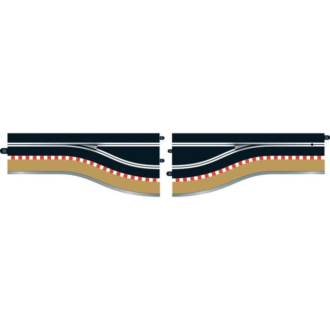 SCRATCH & DENT SCALEXTRIC SPORT DIGITAL PIT LANE TRACK RIGHT 1PAIR  DAMAGED BOX ONLY