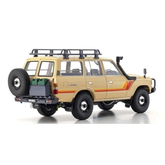 Kyosho 1/18 Toyota Land Cruiser 60 Beige Diecast Model Car
