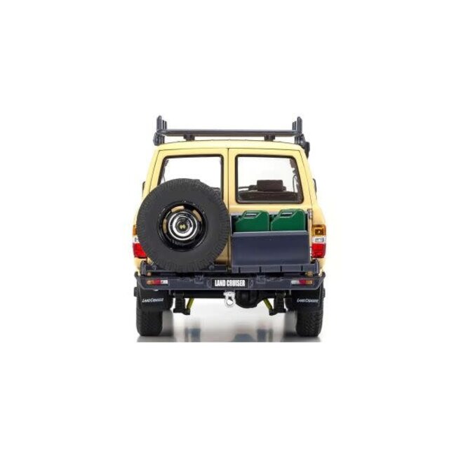 Kyosho 1/18 Toyota Land Cruiser 60 Beige Diecast Model Car