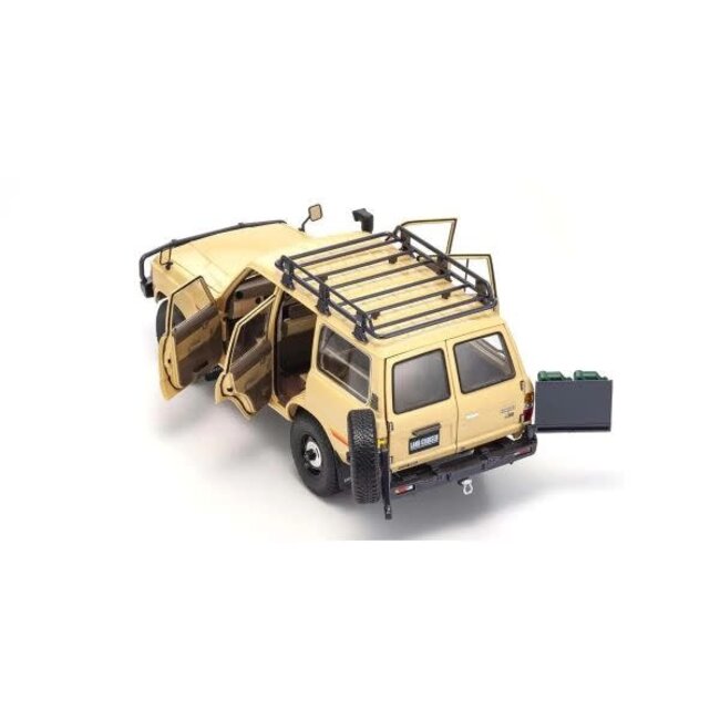 Kyosho 1/18 Toyota Land Cruiser 60 Beige Diecast Model Car