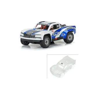 PROLINE Proline Pre-Cut 2019 Chevy Silverado Clear Trophy Truck Body, Arrma Mojave