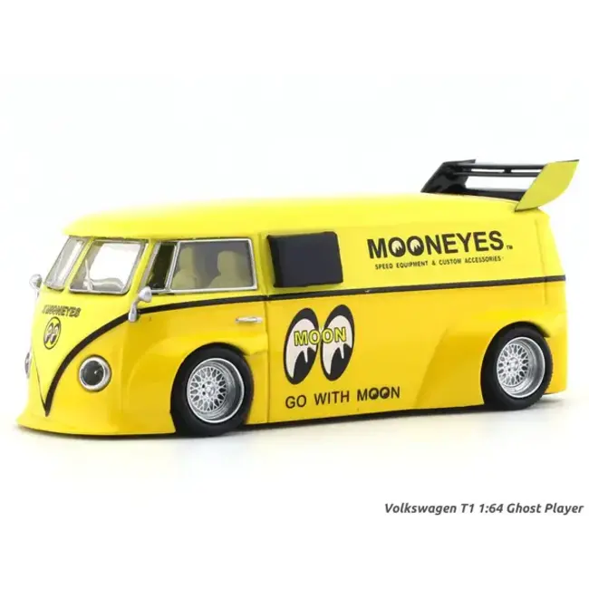 GHOST PLAYER Volkswagen T1 Mooneyes yellow 1:64 Ghost Player diecast scale model