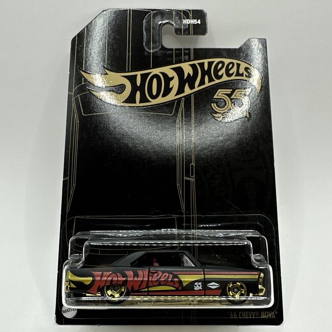 HOTWHEELS 66 CHEVY NOVA Hot Wheels 55 HDH54 Black 5 of 6