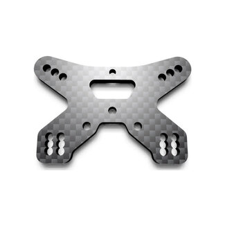 BEZERK BEZERK B84 Shock Towers FRONT TOWER LRC OPTION 2 4.0mm Plain Weave Gloss