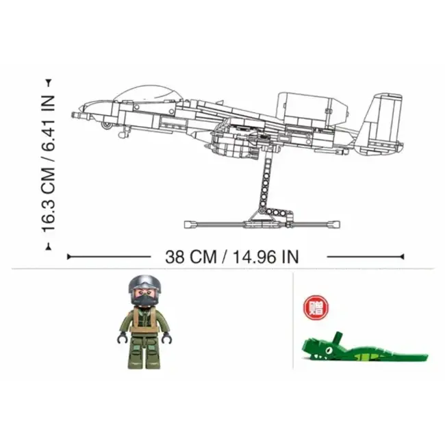 SLUBAN B1362 A10CS ATTACK AIRCRAFT