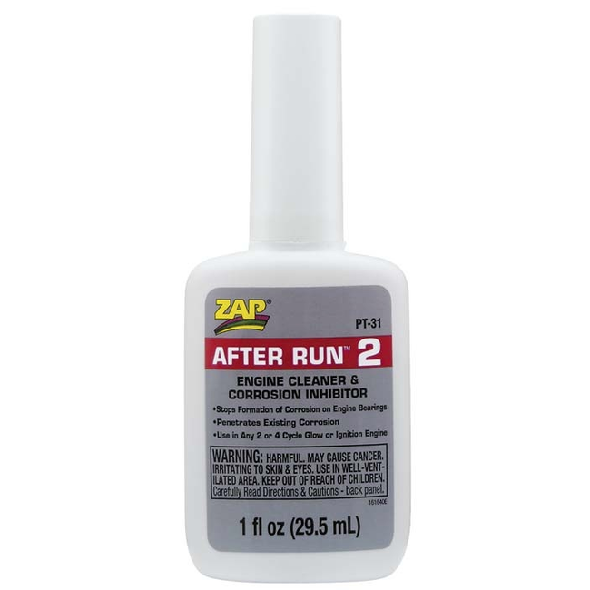 ZAP AFTER RUN OIL 30ml  / ZAP RAIL ZIP