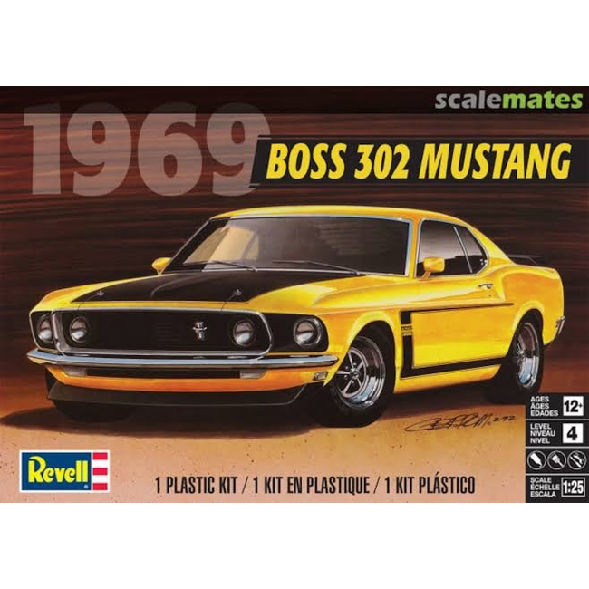 REVELL 1969 BOSS 302 MUSTANG 1/25