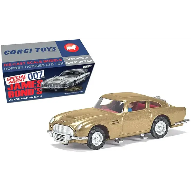 CORGI Aston Martin "50th Thunderball Anniversary'' Gold JAMES BOND 007 DB5 1/43