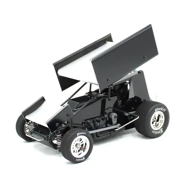 1RC Racing Sprint Car 4.0 1/18 Brushless RTR 2WD Oval Racer (Black) w/2.4GHz Radio, Battery & Charger