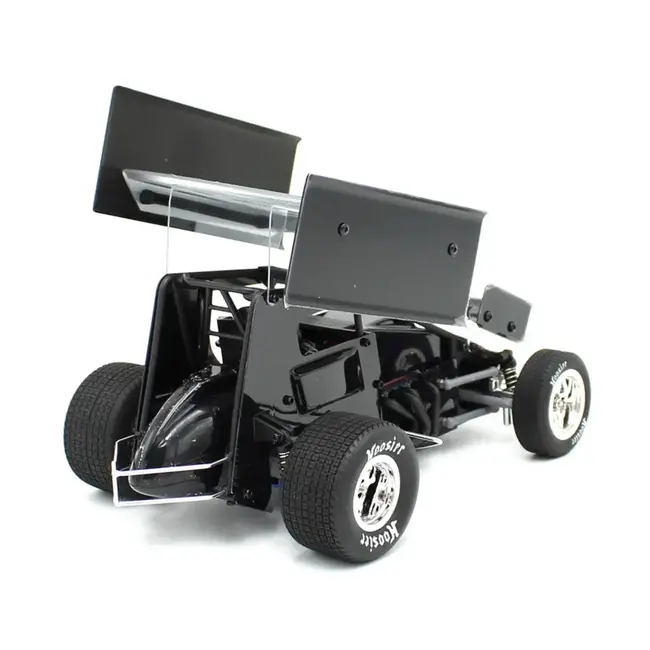 1RC Racing Sprint Car 4.0 1/18 Brushless RTR 2WD Oval Racer (Black) w/2.4GHz Radio, Battery & Charger